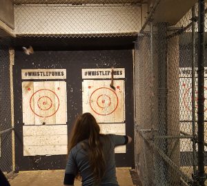 Axe throwing