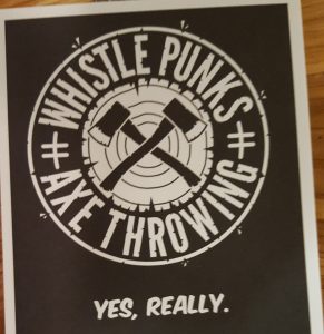 Axe throwing